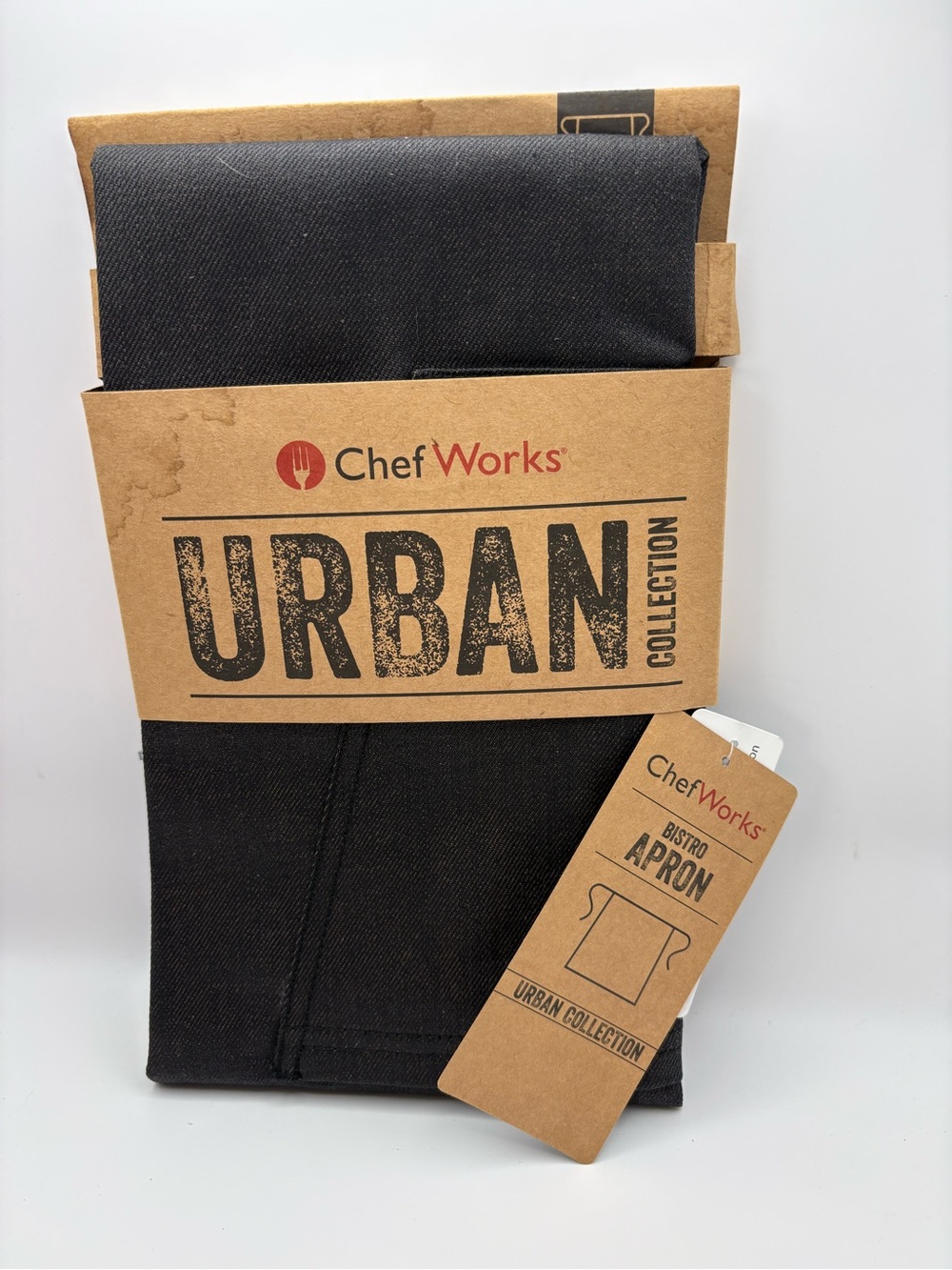 Chef Works Urban Collection Bistro Apron in Black